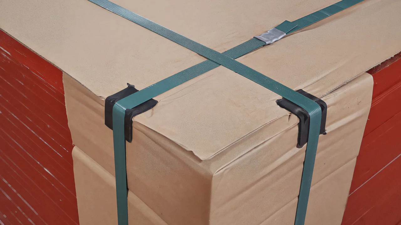 グロスフィルム合板 packing corner detail